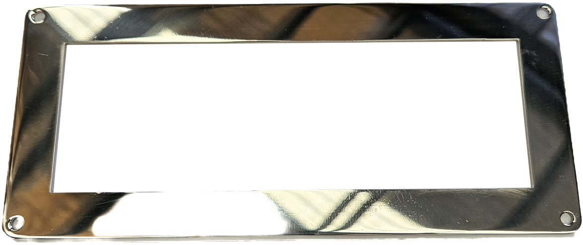 316 Stainless Steel Modular Switch Face Plate - 6 Gang