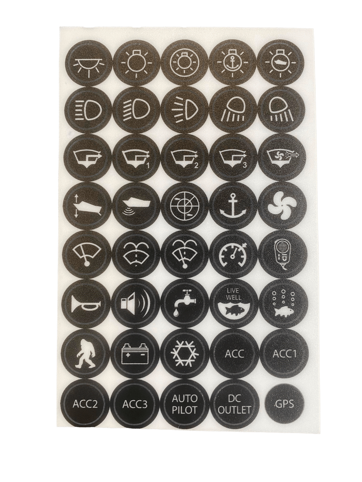 Elite Series 20 amp Switch Sticker Kit