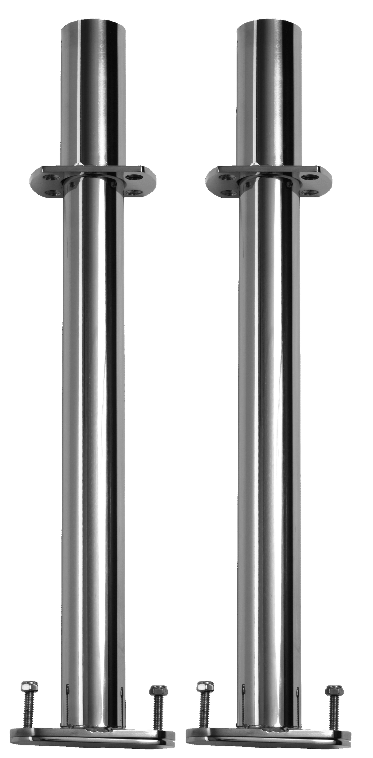 Viper Fibreglass Removable Bait Board Legs & Fittings - 420mm Long