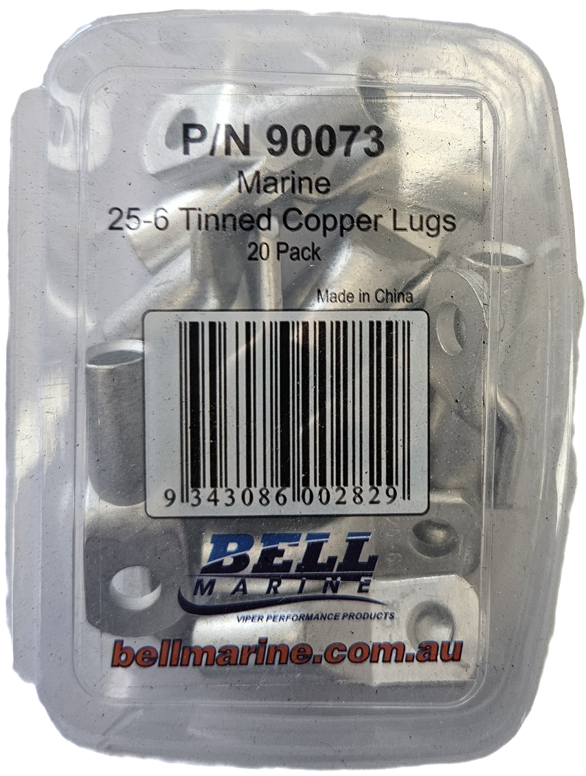 Tinned Copper Lug 25-6mm - 20 Pack