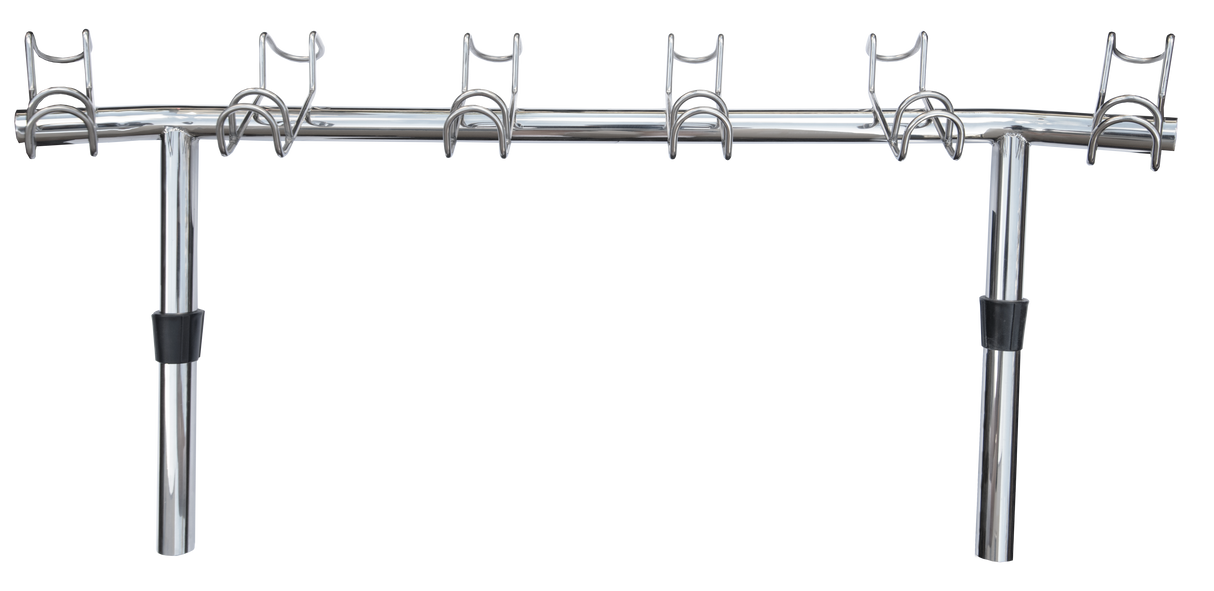 Wire 6 Way Rod Holder For Fibreglass Removable Bait Board