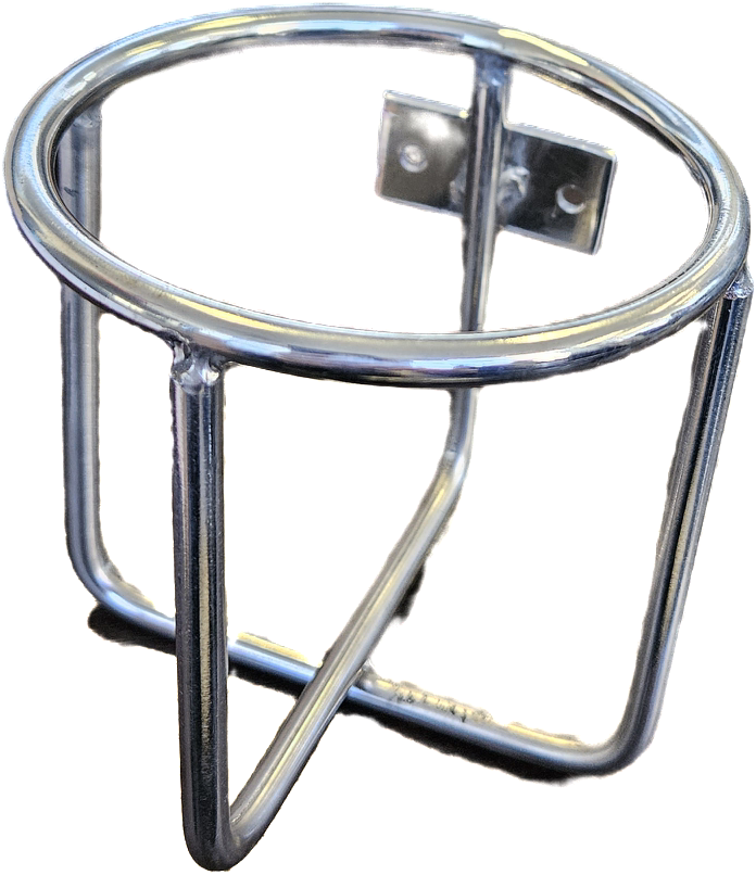 Stainless Steel Wire Cup Holder - Wall Mount