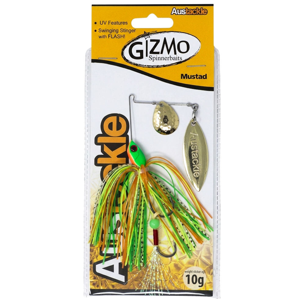 Austackle GIZMO Spinnerbait Pack – 10g (8-Piece Pack)