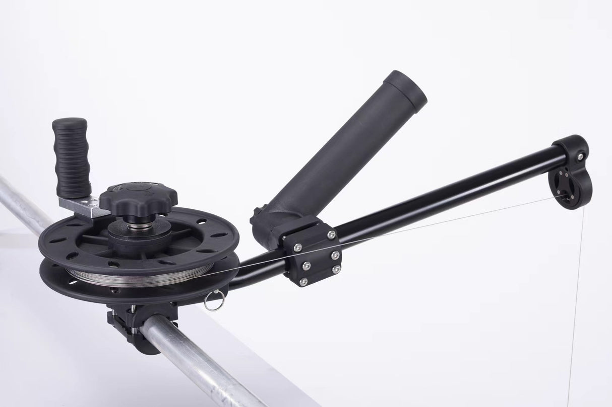 GENESIS Offshore Mini Rail Mounted Downrigger for Horizontal or Vertical Rail Mounting