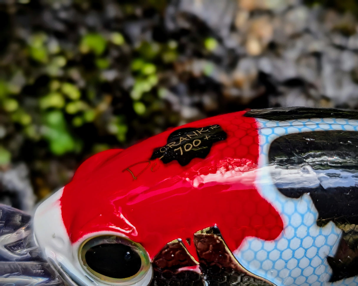 GENESIS Red and Black Koi - 150mm 6m Trolling Wobbler for Mahi Mahi