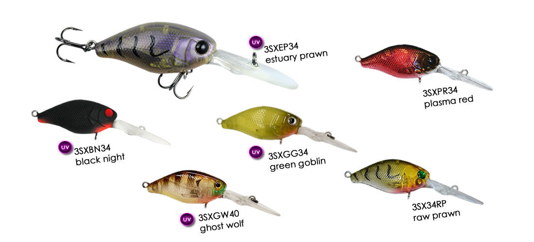 Austackle Sakana XD34F Small Crankbaits