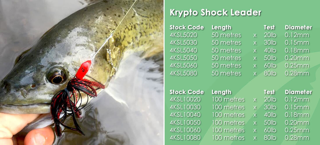 Krypto Shock Leader - 50m 50lb .60mm