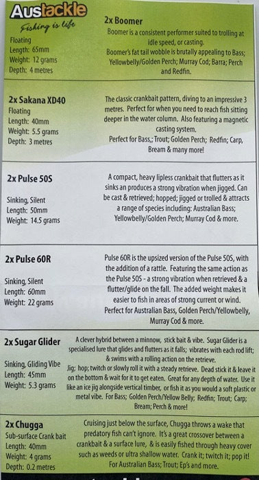 Freshwater Lure Value Pack