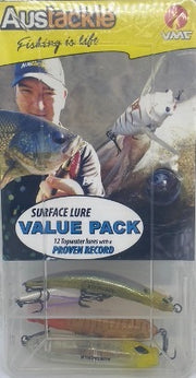 Surface Lure Value Pack 12 Topwater Lures