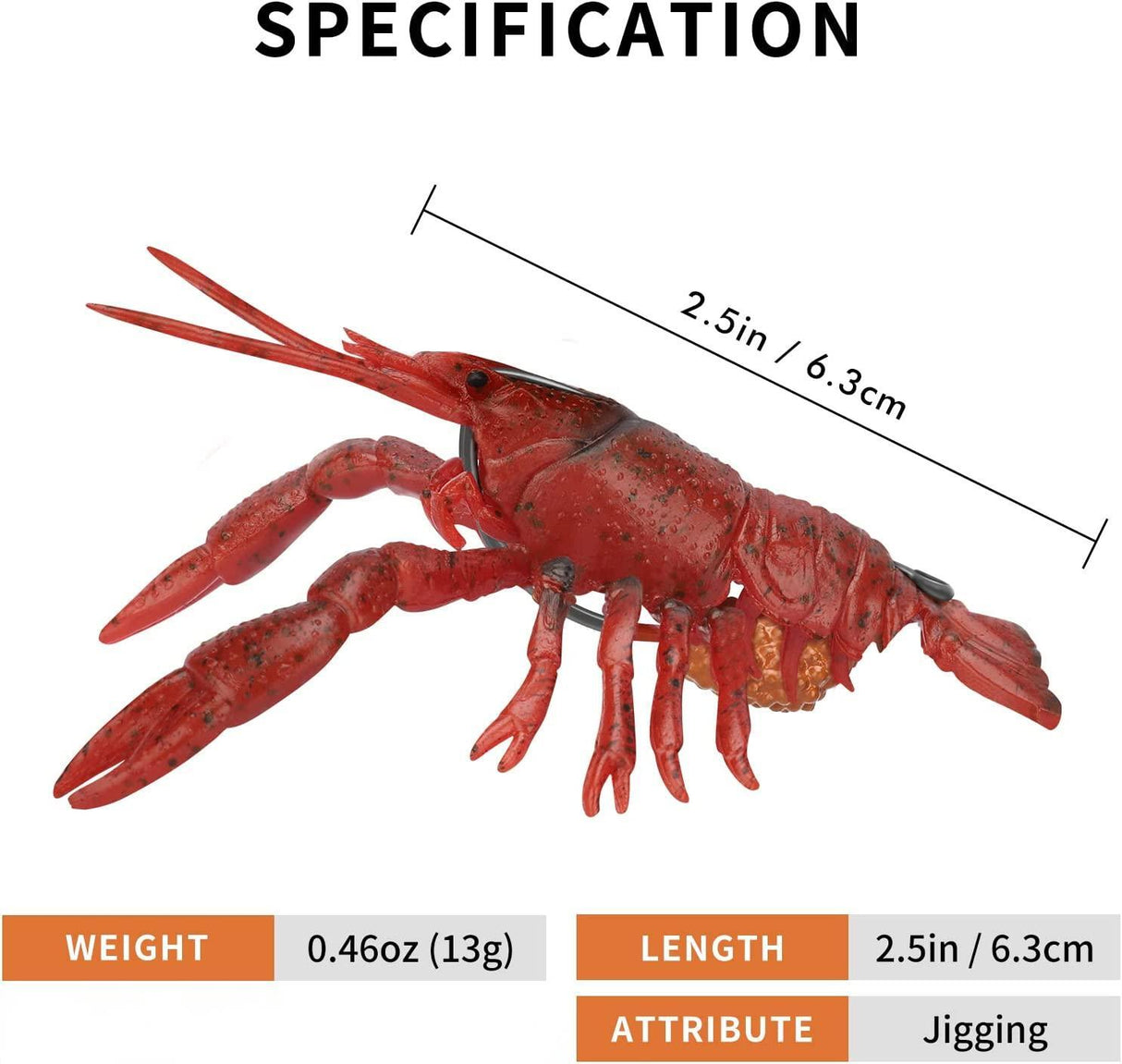 Baby Lively Crayfish 65mm 13.1g