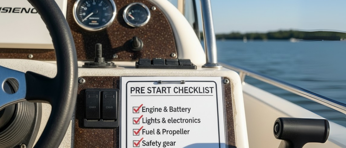 Pre Start Fly Out Example Comprehensive Pre-Start Checklist to Get Your Boat Ready for Spring
