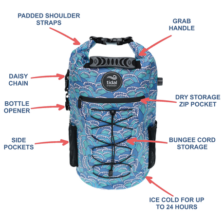 Tidal Trekker 15L Insulated Cooler Bag