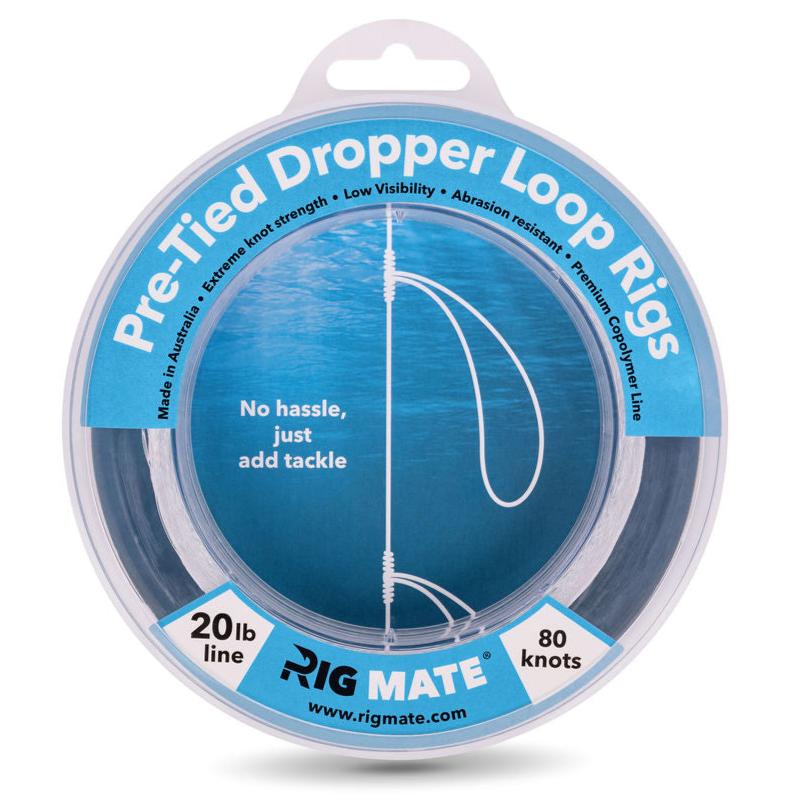 Rig Mate Pre-tied Dropper Loop Paternoster Rigs 20lb 80 knots