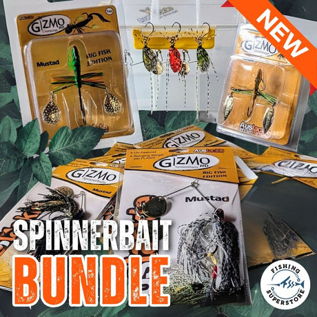 Spinnerbait Bundle - 10 x Spinnerbaits PLUS a Spinner Storage Tacklebox