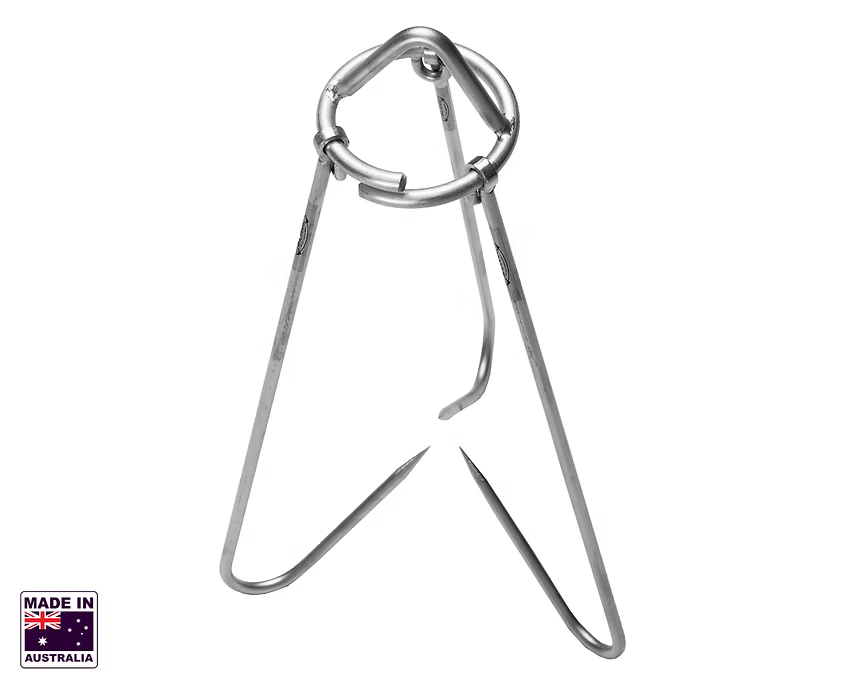 Hook'em Fishing Cliff Gaff 6mm Hook | 3 Hook Ring - Standard - Stainless Steel