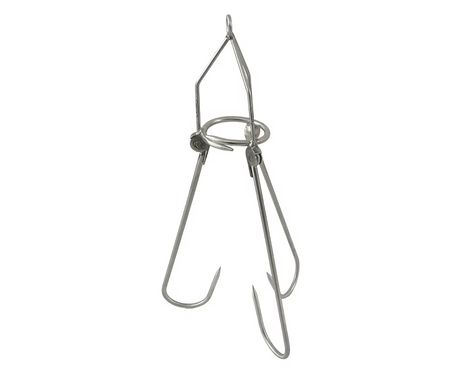 Hook'em Fishing Cliff Gaff 6mm Hook | 3 Hook Ring - Standard - Stainless Steel