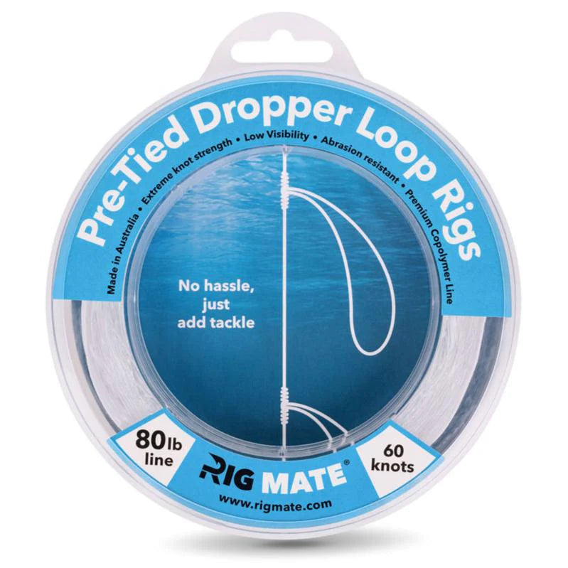 Rig Mate Pre-tied Dropper Loop Paternoster Rigs 80lb 60 knots