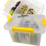 Austackle SpinnerBait Tackle Box - Waterproof Spinnerbait Storage Box [80mm x 120mm x 35mm]