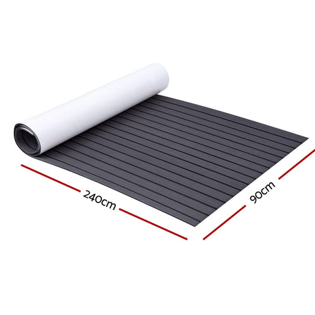 Seamanship 17–19ft Boat Cover + EVA Foam Flooring Bundle | Trailerable 600D Marine Cover & Non-Slip Decking Mat