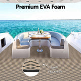 Seamanship EVA Foam Boat Flooring Decking Mat 240x90cm 6mm Diamond Taupe
