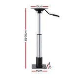 Seamanship Boat Seat Pedestal 55-75cm Adjustable Gas Lift 360 Degrees Swivel