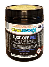 CleanAWORX Rust OFF Gel Rust Remover and Gel Rust Converter 650g - 500ml