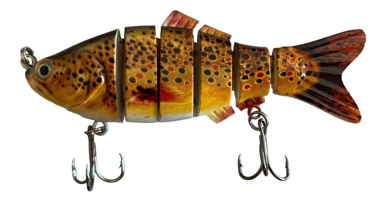 Jointed Swimbait Fishing Lure 6pc Segmented 100mm 17.5g