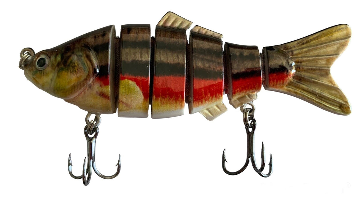 Jointed Swimbait Fishing Lure 6pc Segmented 100mm 17.5g