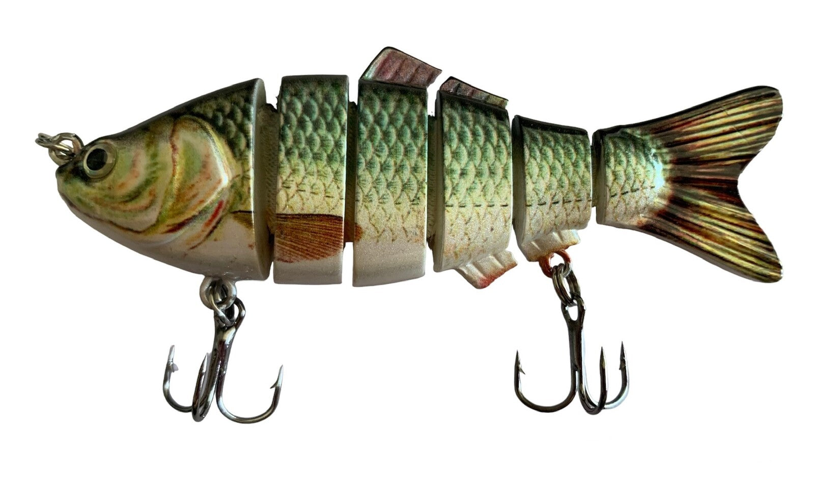 Multiple Variations of Jointed Swimbait Fishing Lures 6pc Segmented for  Sale
