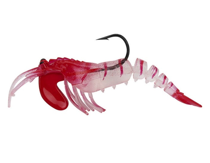 90mm Shrimp Soft Plastics Fishing Lures Prawn