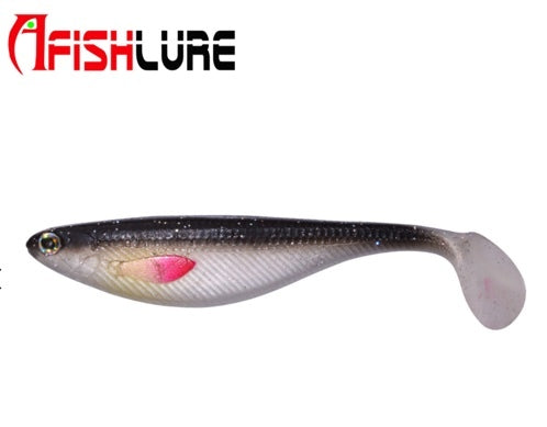 90mm Soft Mullet Shad 6g 3D Eyes