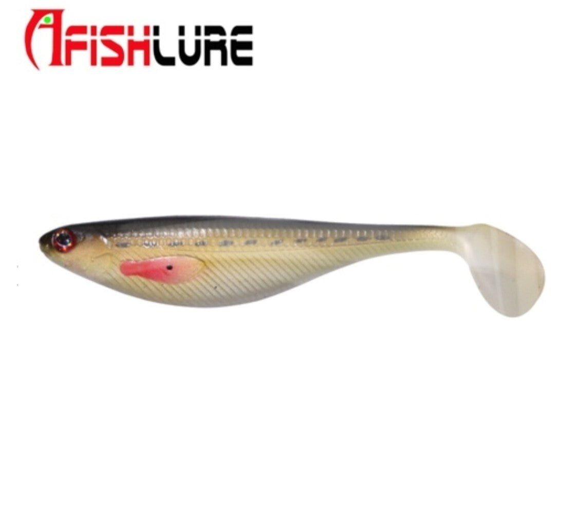 90mm Soft Mullet Shad 6g 3D Eyes