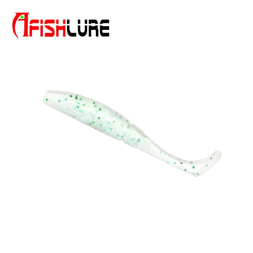 75mm T Attack Paddle Tail Soft Plastic Minnow