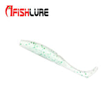 75mm T Attack Paddle Tail Soft Plastic Minnow