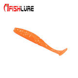 75mm T Attack Paddle Tail Soft Plastic Minnow