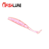 75mm T Attack Paddle Tail Soft Plastic Minnow