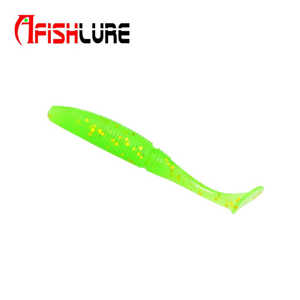 75mm T Attack Paddle Tail Soft Plastic Minnow