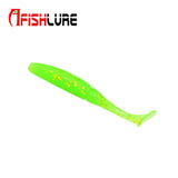 75mm T Attack Paddle Tail Soft Plastic Minnow