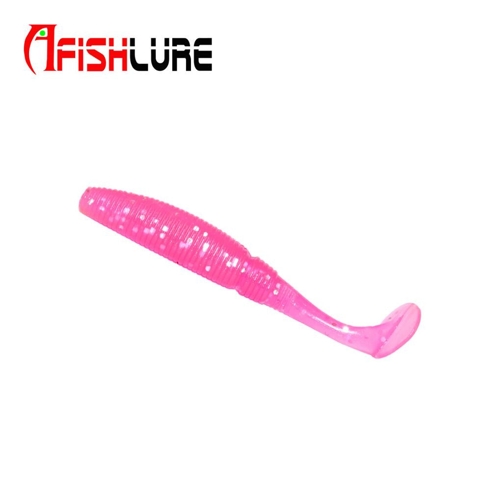 75mm T Attack Paddle Tail Soft Plastic Minnow