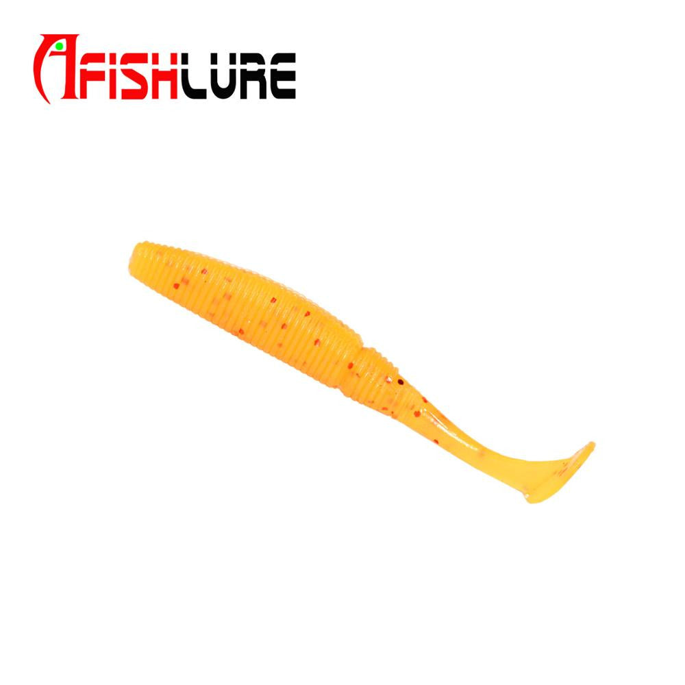 75mm T Attack Paddle Tail Soft Plastic Minnow