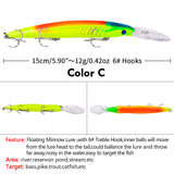 Hollow Gill Crankbaits 152mm 12.5g