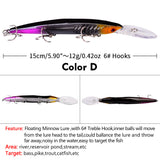 Hollow Gill Crankbaits 152mm 12.5g