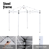 Instahut Gazebo 2x2m Outdoor Patio Garden Marquee Shade w/ Base Pods Black