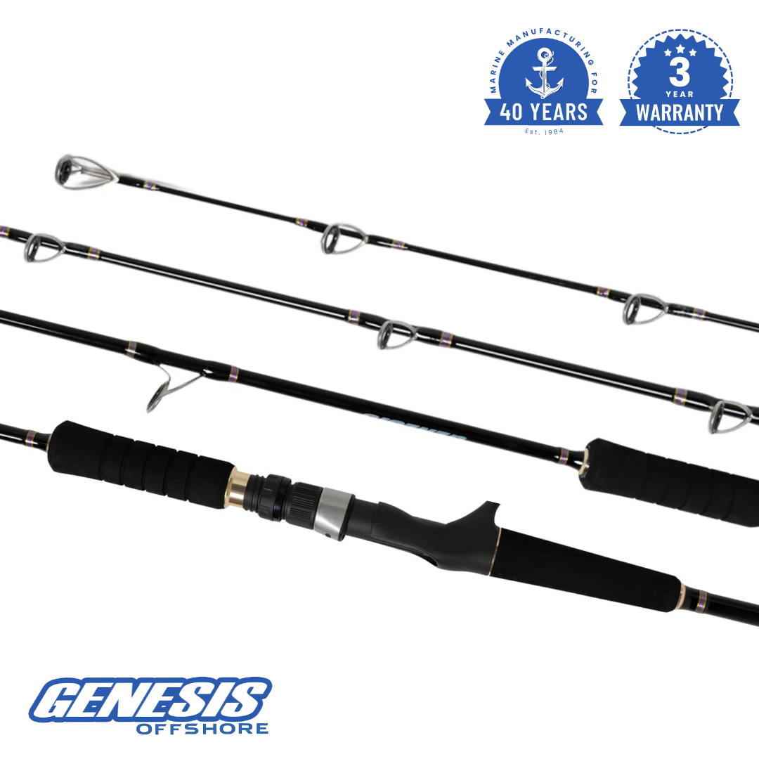 GENESIS 15kg Class I Straight Guide - Carbon Kevlar Jigging Rod