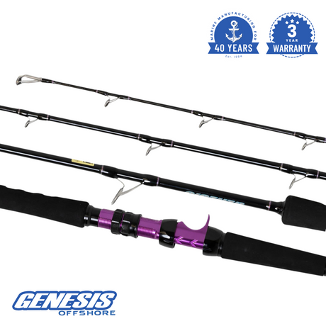 GENESIS 25kg Class I Straight Guide - Carbon Kevlar Jigging Rod