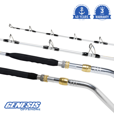GENESIS IGFA 24kg Class I Straight Guide - Carbon Kevlar Offshore Rod