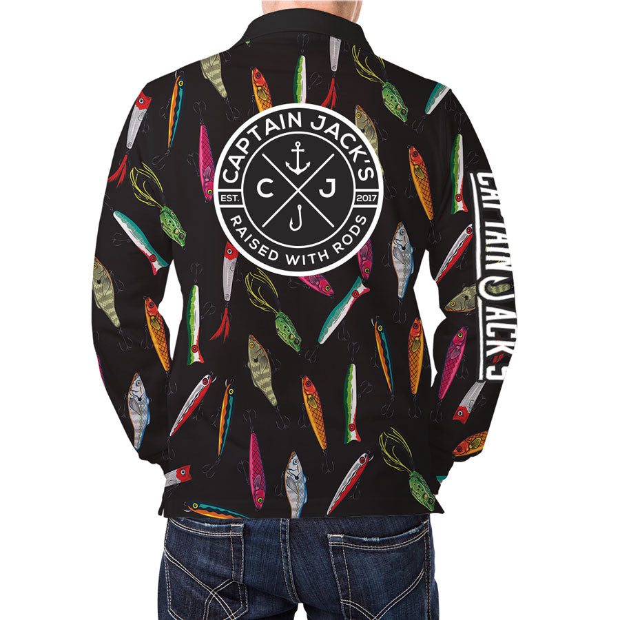 Captain Jacks Fishing Lure "Fun Lure Allsort Lolly" Unisex Fishing Shirt