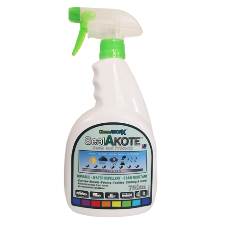 CleanAWORX SEALAKOTE Water Repellent Fabric Textiles Sealer and Protector 750ML