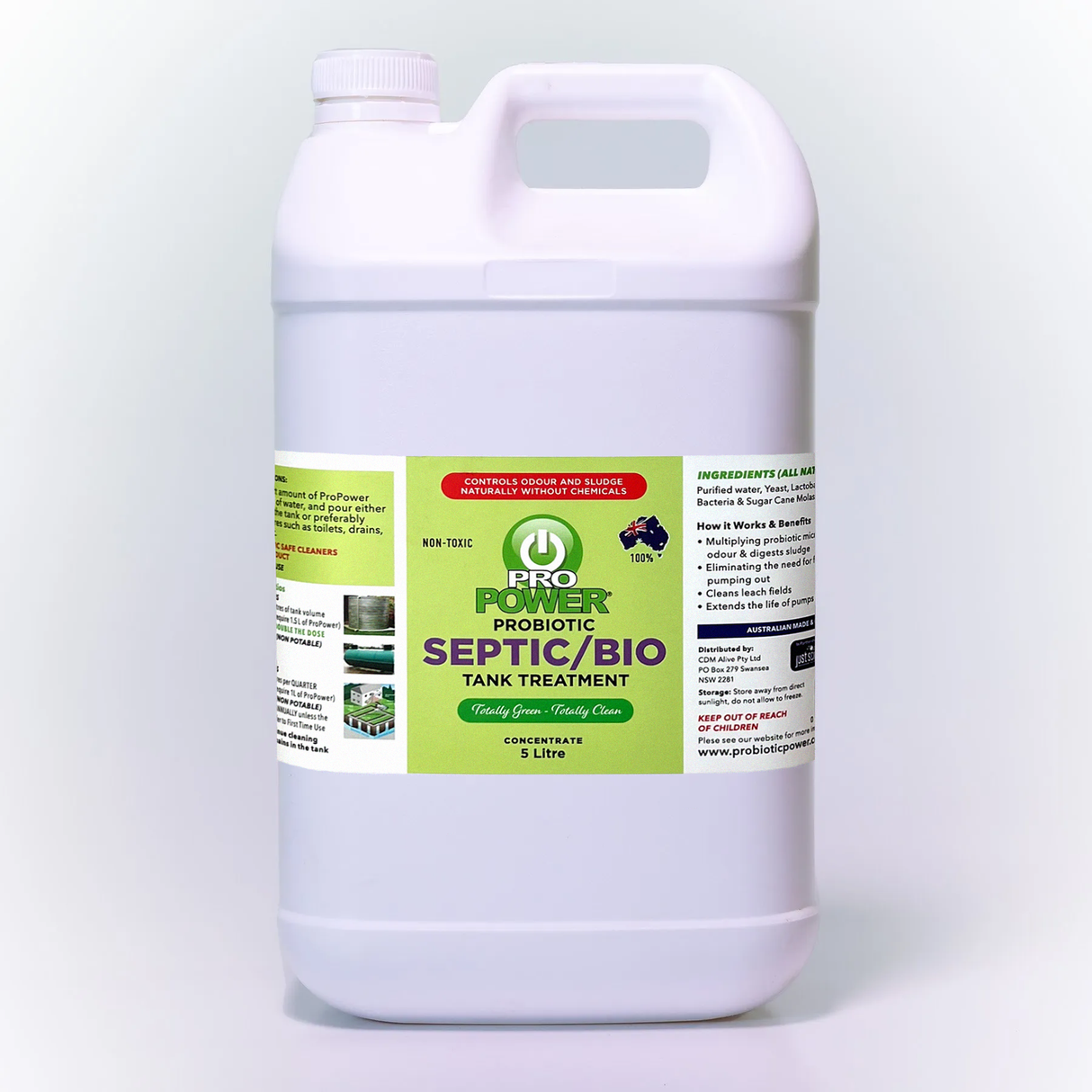 5 Litre - ProPower Septic & Bio Tank Treatment