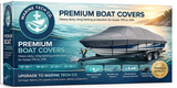 Marine Tech Co - Premium Heavy-Duty Boat Cover (19ft – 21ft) | White